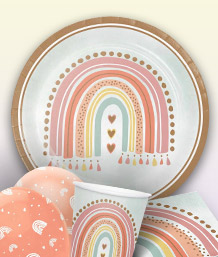 Boho Rainbow Decorations and Party Supplies
